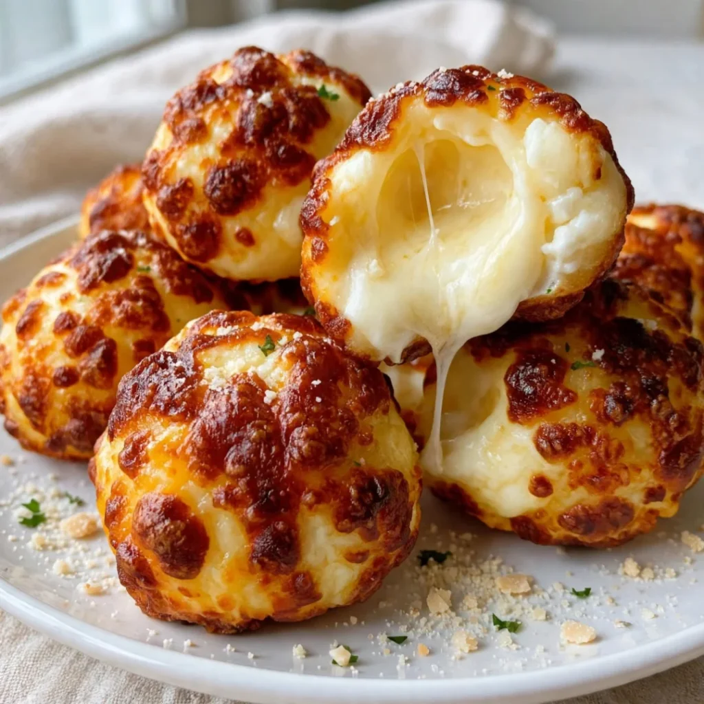 Cottage Cheese Mozzarella Bites