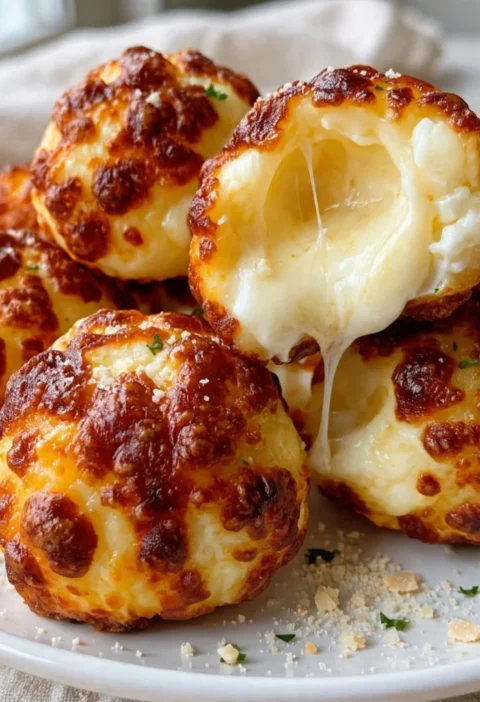 Cottage Cheese Mozzarella Bites