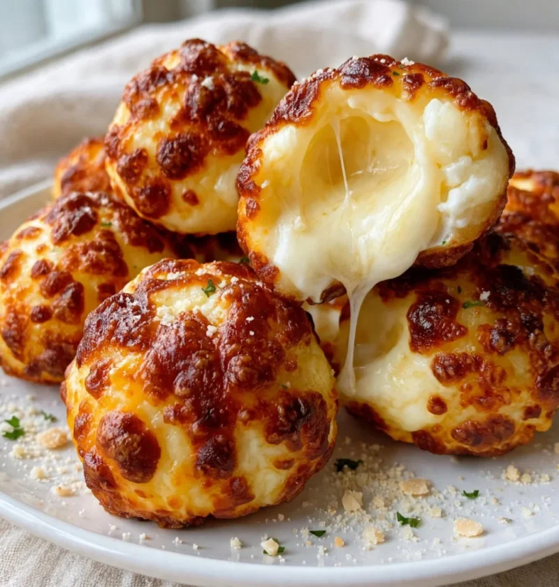 Cottage Cheese Mozzarella Bites