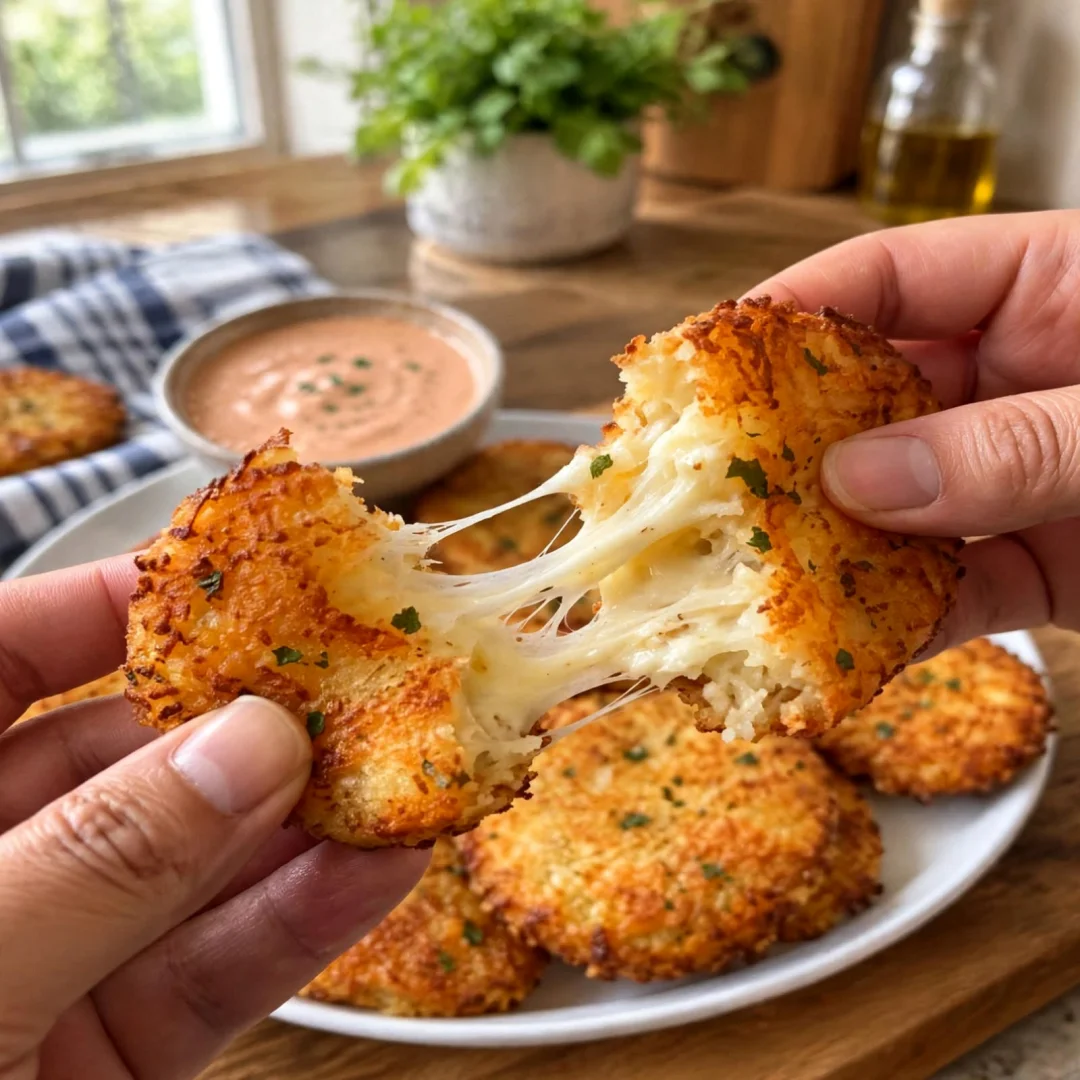 Crispy Cheesy Hashbrowns