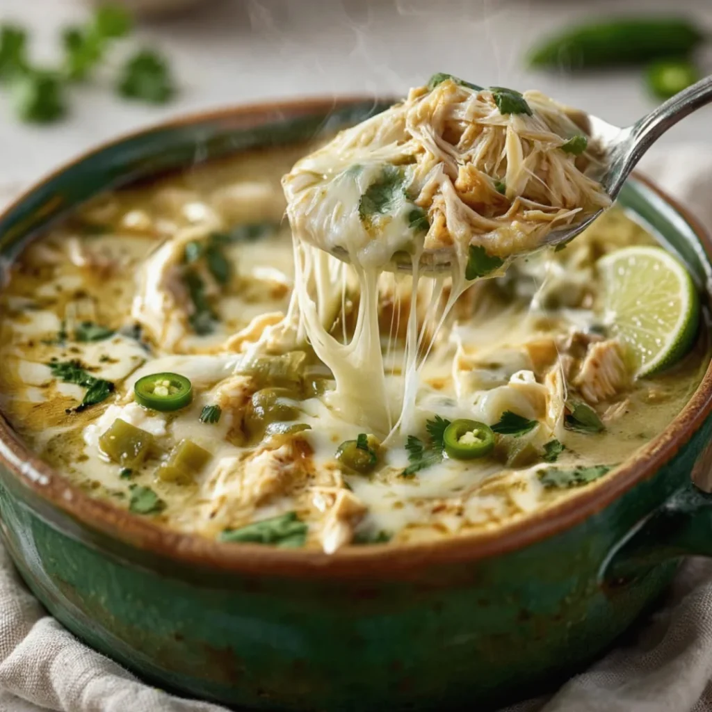 Crock Pot Green Enchilada Chicken Soup
