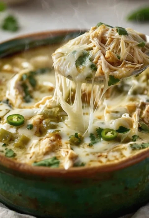Crock Pot Green Enchilada Chicken Soup