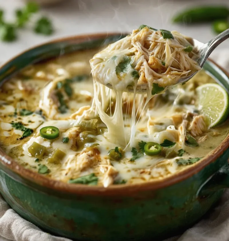 Crock Pot Green Enchilada Chicken Soup