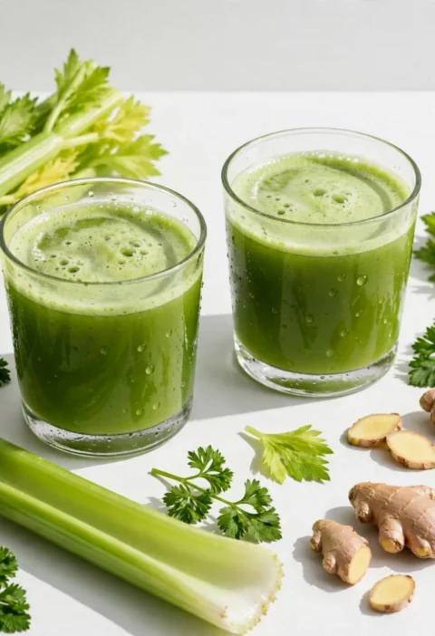 Fresh Celery Detox Juice