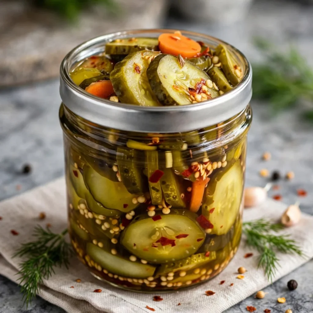 Homemade Spicy Dill Pickles - Homemade Spicy Dill Pickles