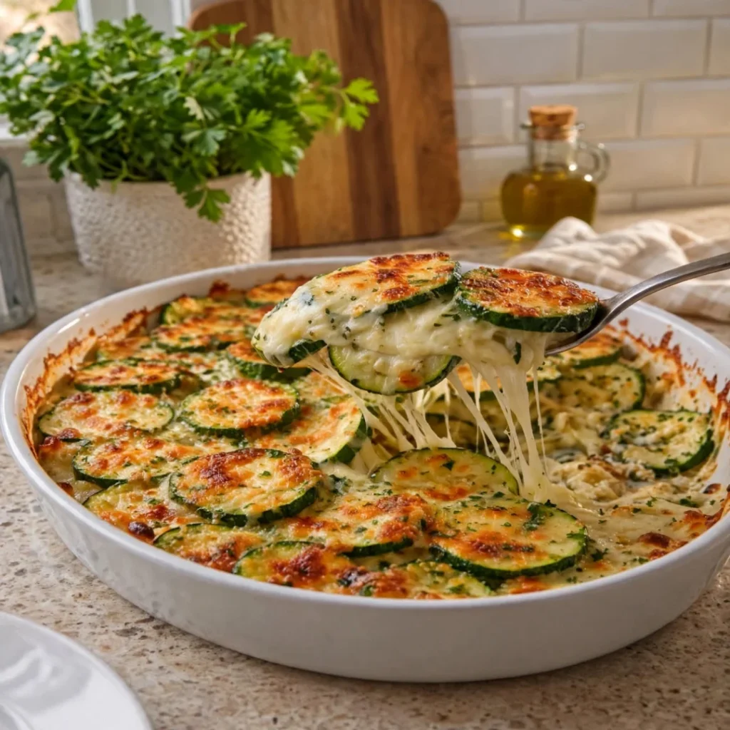 Irresistible Baked Zucchini and Cheese You Must Try Today!