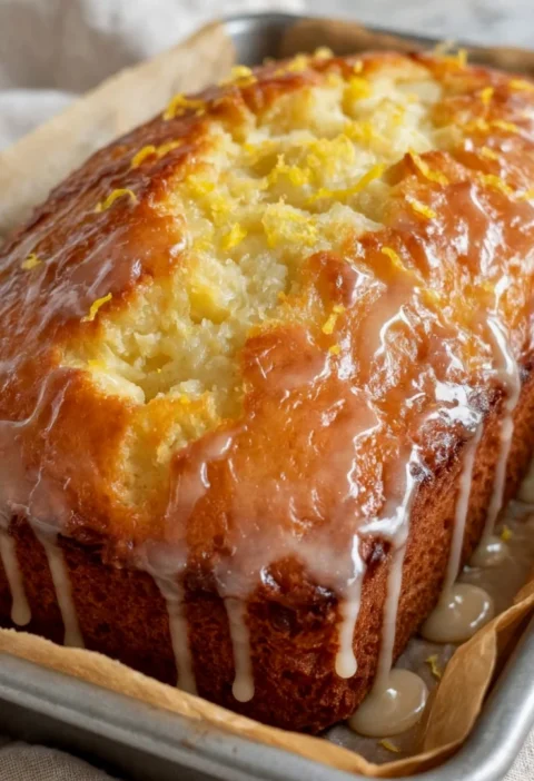 Keto Lemon Cream Cheese Loaf