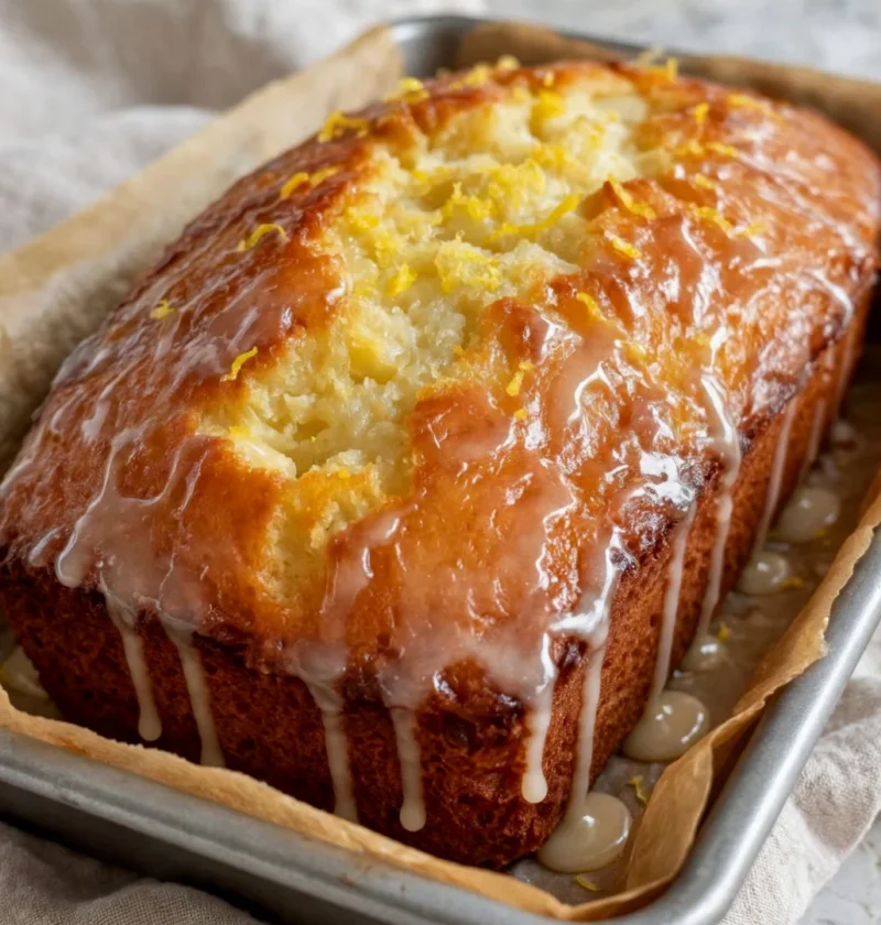 Keto Lemon Cream Cheese Loaf