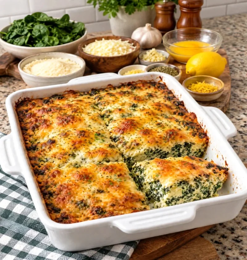 Spinach and Ricotta Bake