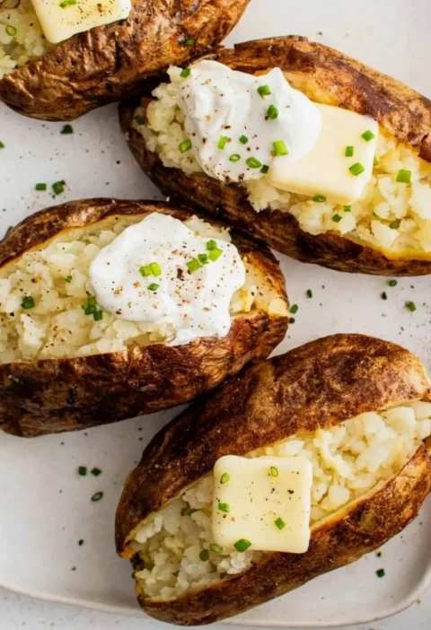 Air Fryer Baked Potatoes