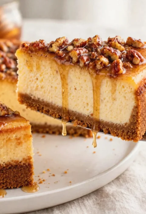 Brown Butter Honey Cheesecake