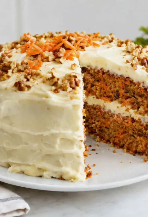Carrot Cake with Creamy Frosting
