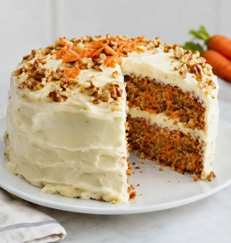 Carrot Cake with Creamy Frosting