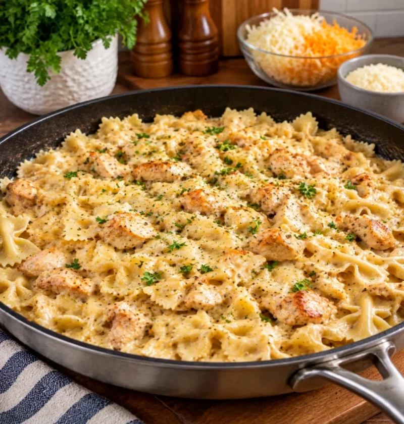 Cheesy Ranch Chicken Bowties