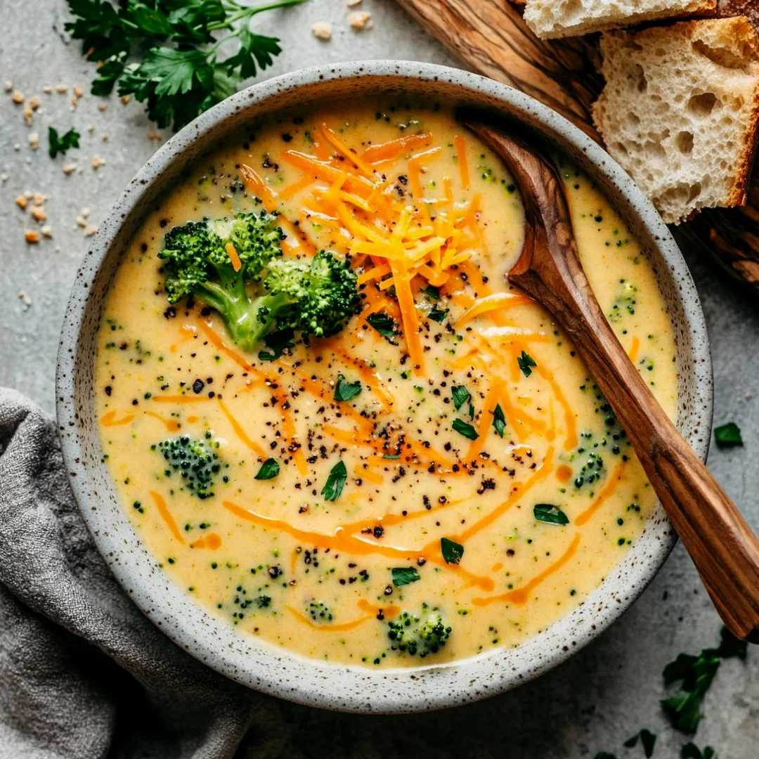 Creamy Broccoli Cheddar Soup