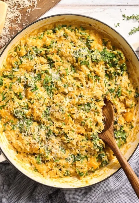Creamy Butternut Squash Orzo