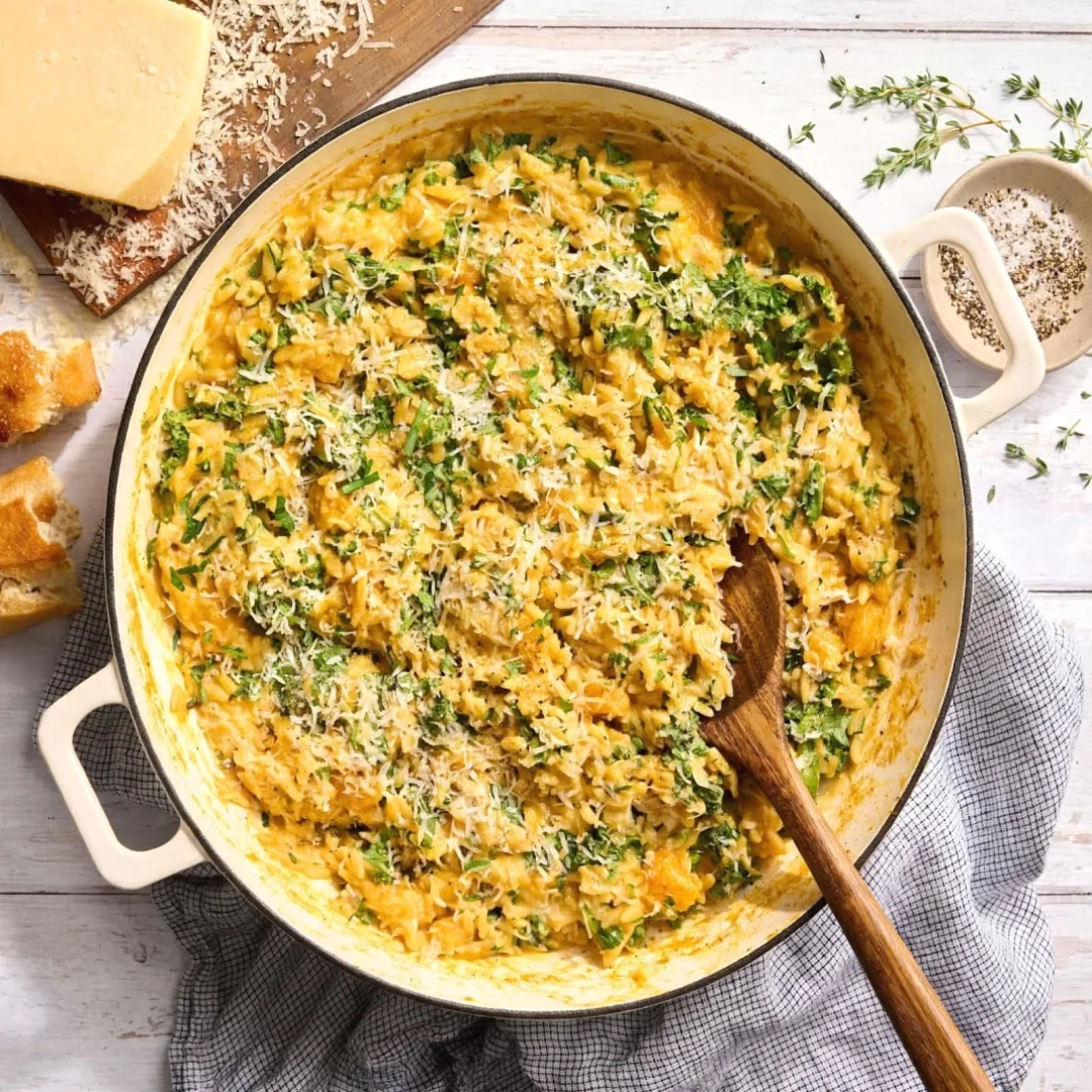 Creamy Butternut Squash Orzo