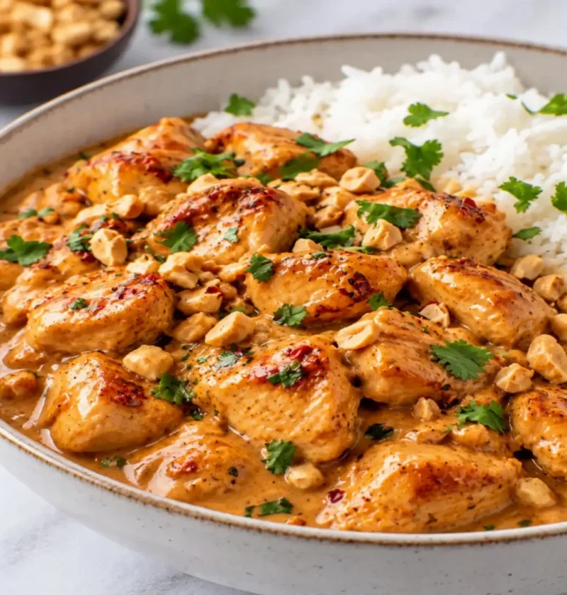 Creamy Peanut Chicken