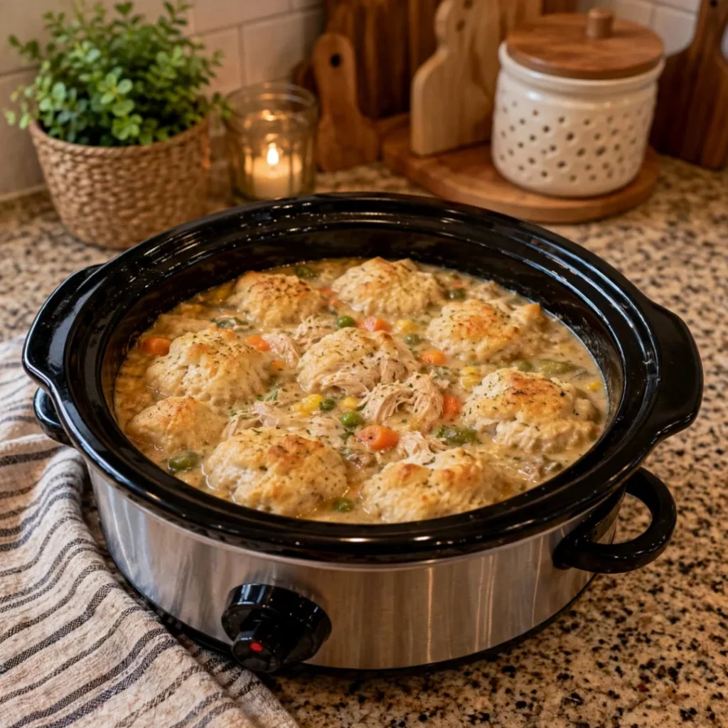 Crockpot Chicken and Dumplings: Easy Comfort Food Recipe