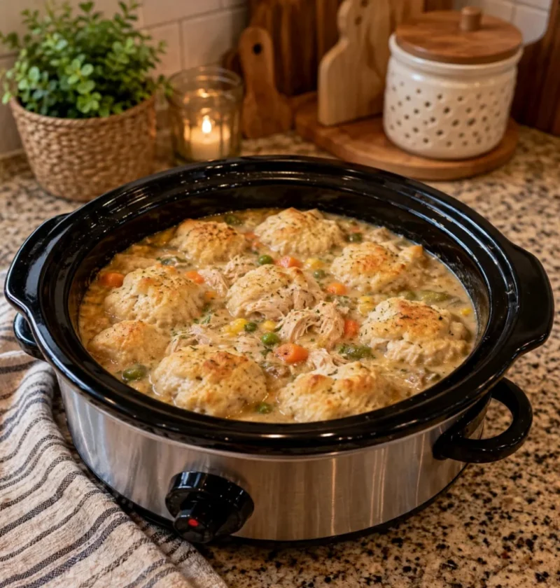 Crockpot Chicken and Dumplings