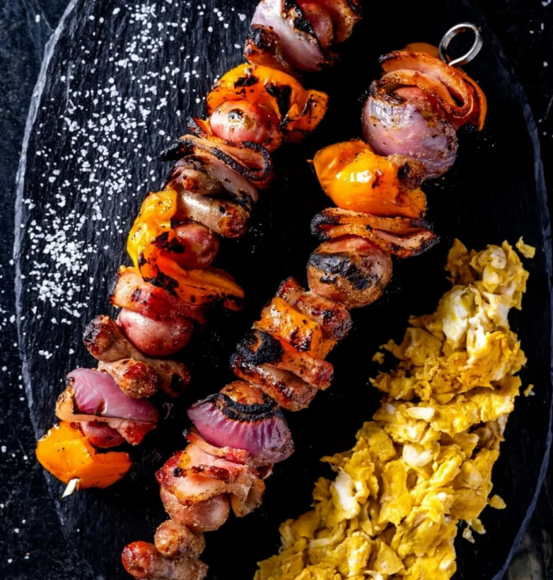 Grilled Breakfast Kabobs