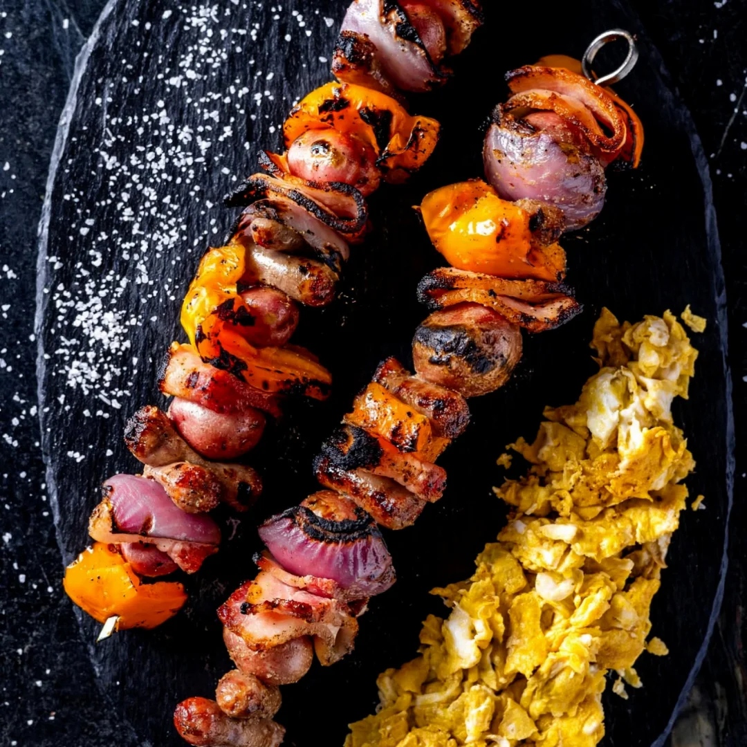 Grilled Breakfast Kabobs