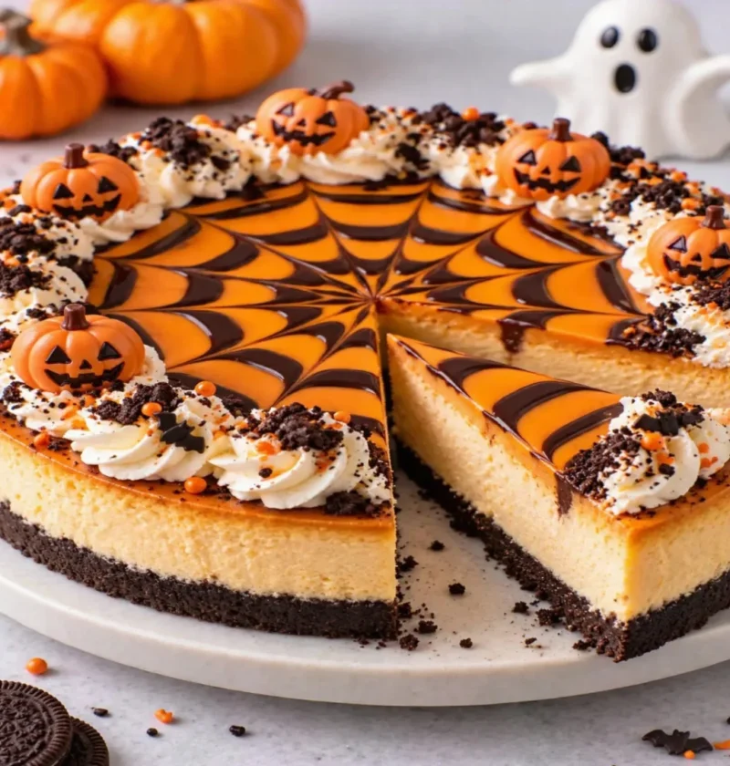 Halloween cheesecake