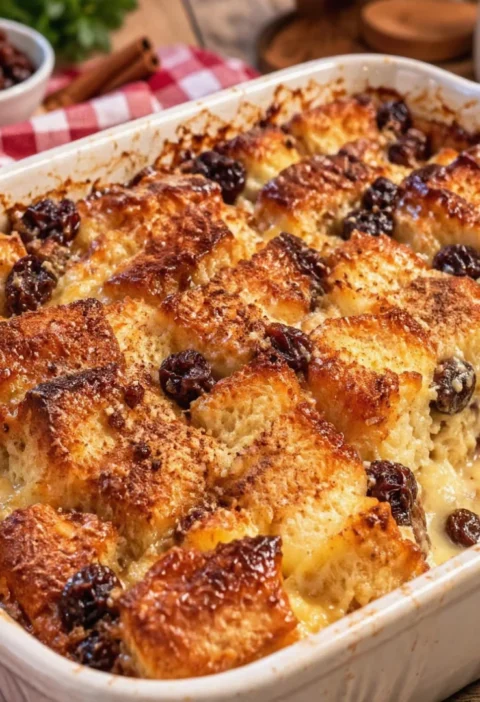 Old-Fashioned Bread Pudding