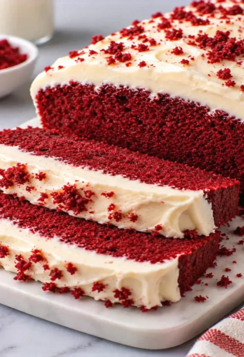 Red Velvet Loaf Cake