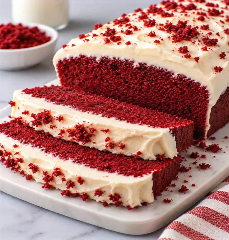Red Velvet Loaf Cake