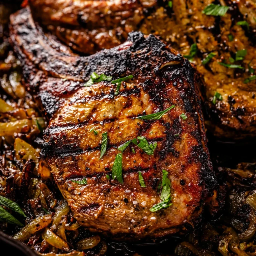 Schwenkbraten (Grilled German Pork Chops)