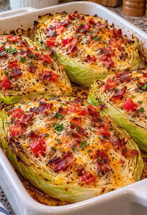 Sela Cabbage Boats with Cheese