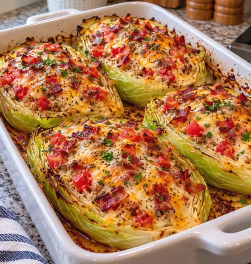 Sela Cabbage Boats with Cheese