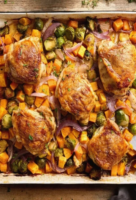 Sheet Pan Chicken Thighs