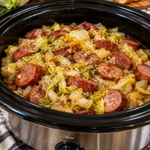 Slow Cooker Sausage and Cabbage: A Quick Delight!