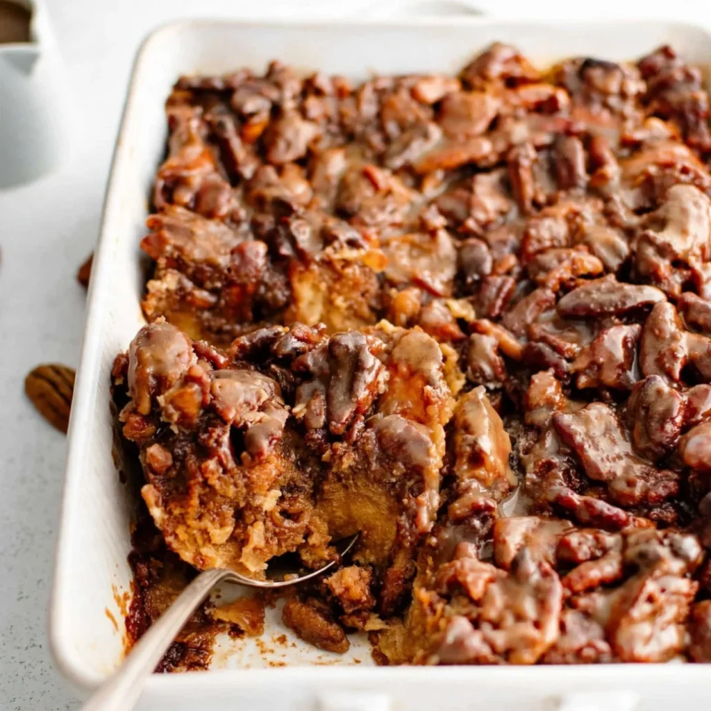 Sticky Bun French Toast Casserole