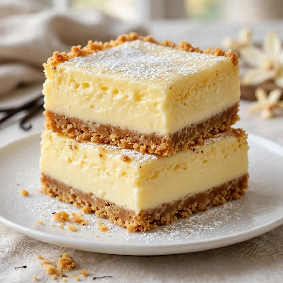 Vanilla Custard Cream Squares